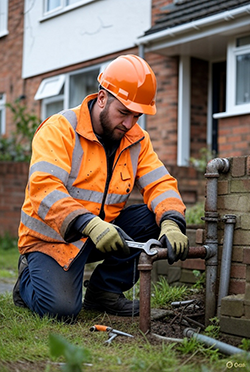Ivanhoe Groundworks corroded water pipe in the ground Ivanhoe Groundworks replacing corroded and leaking water pipes